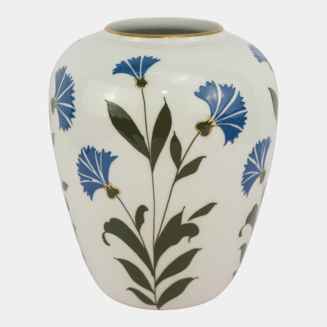 Frederick Rhead For Wood & Sons Pate-Sur-Pate Floral Decorated Porcelain Vase
