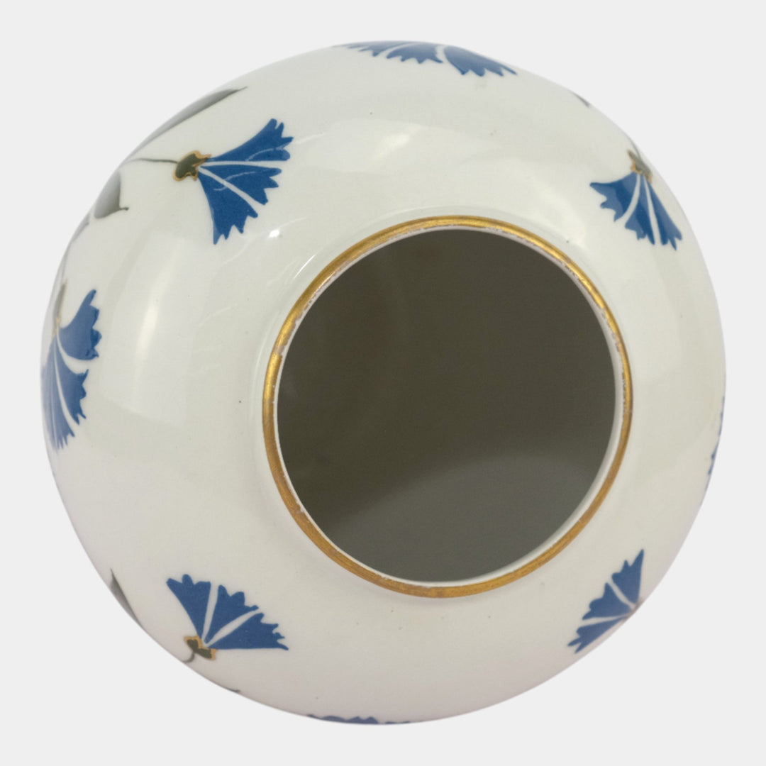 Frederick Rhead For Wood & Sons Pate-Sur-Pate Floral Decorated Porcelain Vase